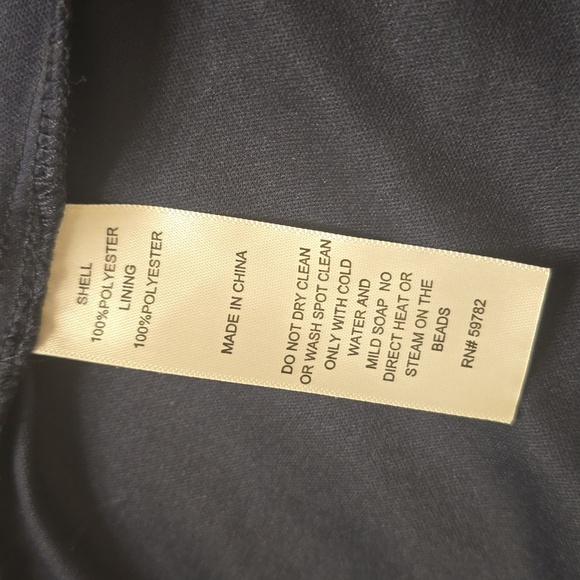 Adrianna Papell Navy Asymmetrical Dress Formal, Wedding. - Picture 13 of 16